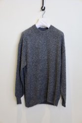 AURALEE Brushed Wool Cashmere Silk Knit P/O GRAY