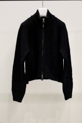 OUR LEGACY ULTRA ZIP FUNNEL Jet Black Isels Wool