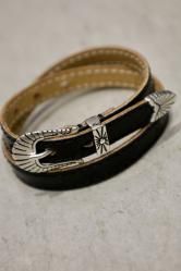 OUR LEGACY COWBOY WRAP AROUND Deep Black Leather
