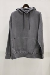 N.HOOLYWOOD 242-CS60-033 Faded Hoodie CARCOAL