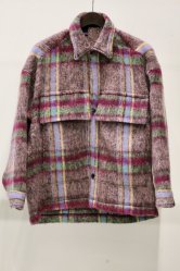 N.HOOLYWOOD 2242-BL05-008 Mohair CPO Blouson PK CHECK