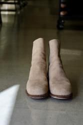 GUIDI Back-Zip boots HORSE REVERSE Full Grain SAND BEIGE