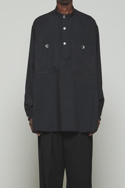 THE RERACS Pe Super Light Spun Oxford Band Collar Us
