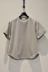 THE RERACS Structure Dobule Face The Short Sleeve Pullover GREGE