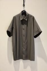 THE RERACS Pe Super Light Spun The Perfect Shirt Short Sleeve GUNMETAL GRAY

