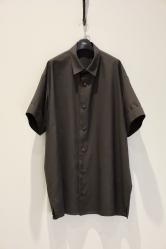 THE RERACS Pe Super Light Spun The Perfect Shirt Short Sleeve DARK BROWN
