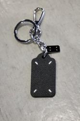 Maison Margiela Double Tag Keyring Small BLACK