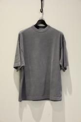N.HOOLYWOOD 2251-CS51-025 Garment Dye Over Size Tee CHARCOAL