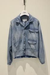 Maison Margiela Vintage Classic Wash Light Denim Short Jacket