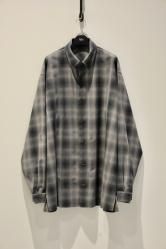 THE RERACS Worsted Peach Skin The Perfect Shirt COWBOY CHECK