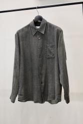 OUR LEGACY ABOVE SHIRT Dark Cloud Sparse Cotton Wool