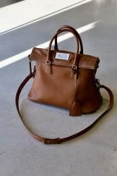 Maison Margiela Washed Leather 5AC Medium COGNAC
