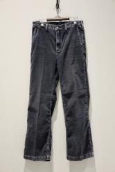 N.HOOLYWOOD  Wrangler 6252-WR02 Corduroy Rancher Dress Pants BLACK