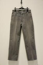 THE RERACS Left Hand Denim Straight Pants BLEACH LIGHT GRAY