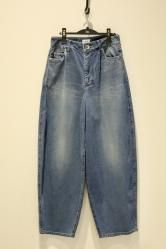 THE RERACS Left Hand Denim Barrel Pants WASHED BLUE