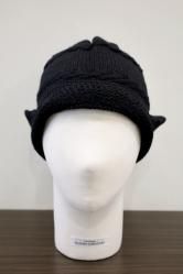KIJIMA TAKAYUKI MKNY25200701 Wool Ear Beanie BLACK