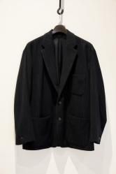 YOKO SAKAMOTO Wool/Cotton/Cashmere Oversized Jacket STRIPE


