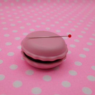 おすすめ手芸用品  マカロン「針やすめ＆針みがき」 ピンク