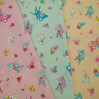 <img class='new_mark_img1' src='https://img.shop-pro.jp/img/new/icons12.gif' style='border:none;display:inline;margin:0px;padding:0px;width:auto;' />セレクト生地 ハニーチューン プチバンビ 3種まとめ買いセット 約50cm×110cm カット済み