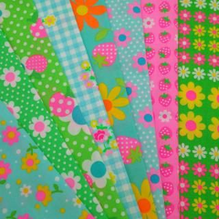 数量限定カットクロス8枚セット - ピンクス｜初心者OK！可愛い60年代風