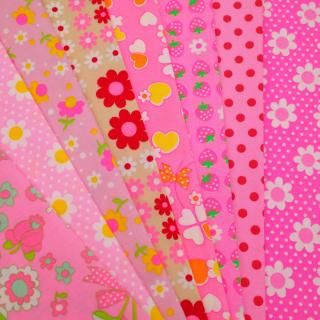 数量限定カットクロス8枚セット - ピンクス｜初心者OK！可愛い60年代風