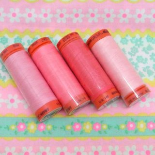 メトラーキルト糸 ピンク 4色セット