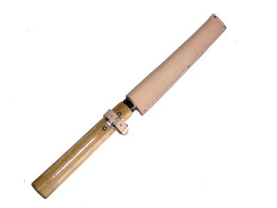 日本刀型　竹割鉈用　革ケースの販売