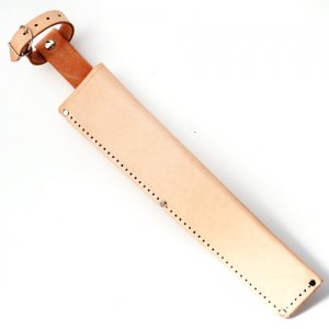 鋏・鋸（輪鋏・剪定鋏・刈込鋏・革ケース、他） 革ケース 日本刀型竹割鉈用