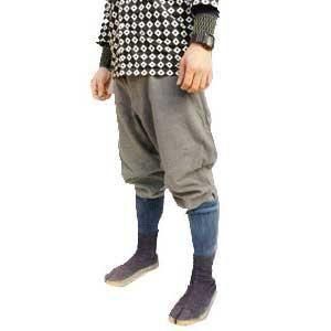 鳳皇 乗馬ズボン(サージ生地・グレー) 画像2