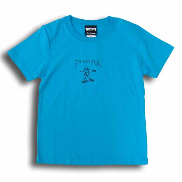 THRASHER スラッシャーマークゴンザレスとのコラボTEEGONZ KIDS TEEシャツターコイズ - ブランド子供服 ベビー服のNUTS  KIDS CLOTHING ナッツキッズクローズ