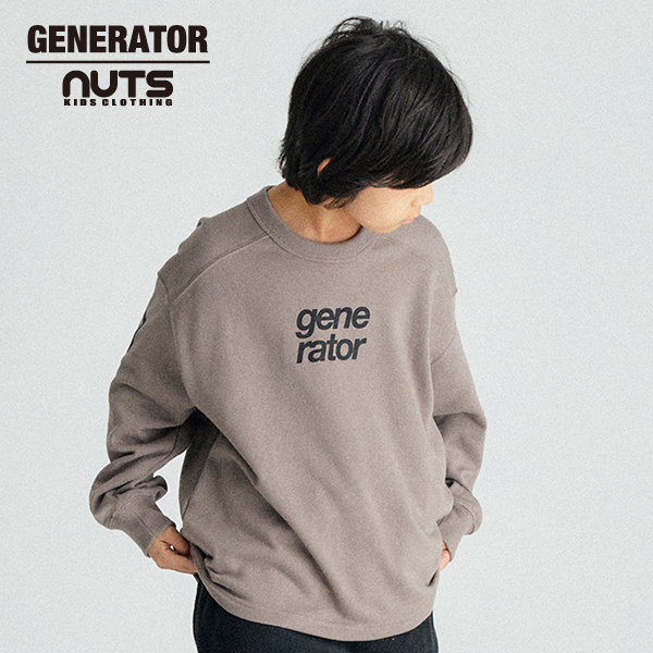 ◇2022秋冬SALE30%off◇generator 子供服912703 袖プリントがポイント