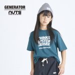 generator ジェネレーター<br>903405 T.S.S Tshirts<br>T.S.Sプリント オーバーサイズTシャツ<br>グリーン