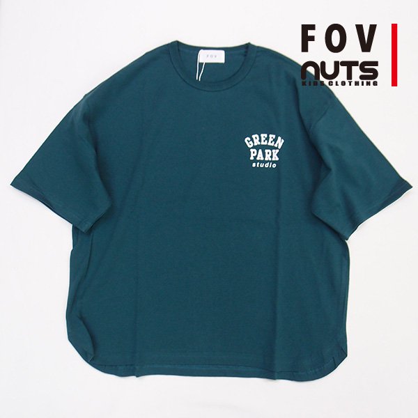 FOV フォブ603406 GREEN PARK 3/4sleeve GREEN PARKプリント6分袖T