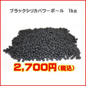 シリカパワーボール 1kg（小 直径5ｍｍ） - ブラックシリカの事なら