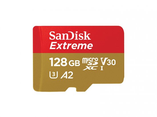 SanDisk Extreme microSDXCカード [128GB] Class10 UHS-I U3 V30 A2