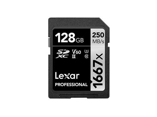 Lexar Professional SDXCカード [128GB] Class10 UHS-II U3 V60 
