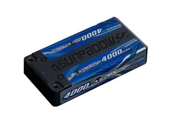 SUNPADOW 7.6V / 4000mAh / 100C Blueリポバッテリー