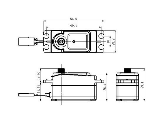 SAVOX SC-1251MG PLUS 最高品質・高速・コアレス デジタルサーボ