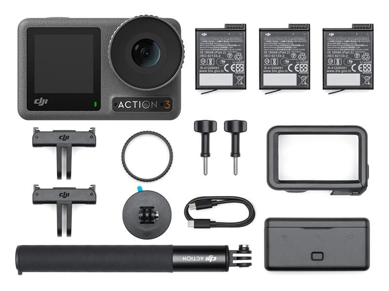 DJI Osmo Action 3 アドベンチャーコンボ + microSDカード[64GB] - セキドオンラインストア　DJI  ドローン｜PGYTECH SUBLUE HOBBYWING 総代理店