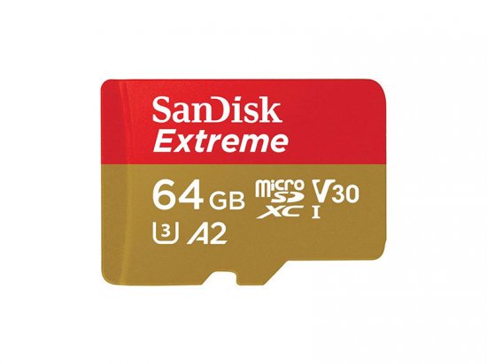SanDisk Extreme microSDXCカード [64GB] UHS-I U3 V30 A2