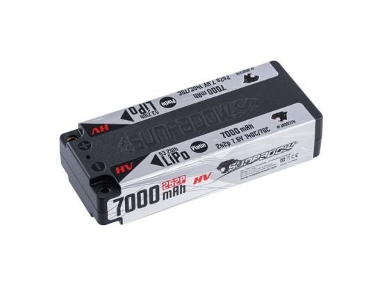 SUNPADOW 7.6V / 7000mAh / 140C Platin HVリポバッテリー (ミディアム 