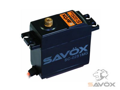 予約】SAVOX SC-0251MG 高品質スタンダード・デジタルサーボ - セキド 