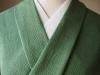 阿波しじら グリーン無地