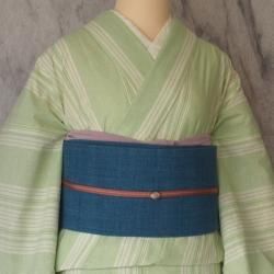 遠州縞 若緑(わかみどり)