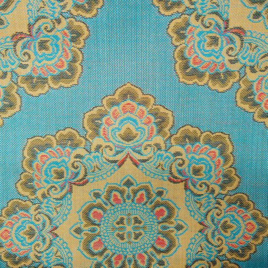 二部式帯のはじめてきもの小梅｜絹西陣織classic 宝相華ターコイズ