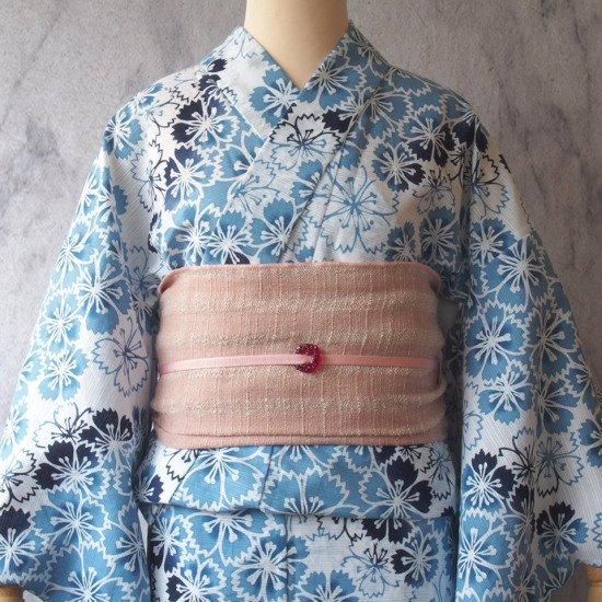 no1ー11綿絽の浴衣　新品　浜松　茄子川染め　逸品 no1ー11綿絽の浴衣 新品 浜松 茄子川染め 逸品 - メルカリ