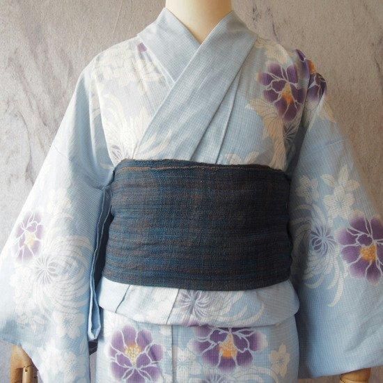3L 紅梅 浴衣仕立上り162cm～ Ys354ママ大陸(プロフ必読☆) はじめてきもの小梅｜浜松注染そめゆかた セパレート仕立て
