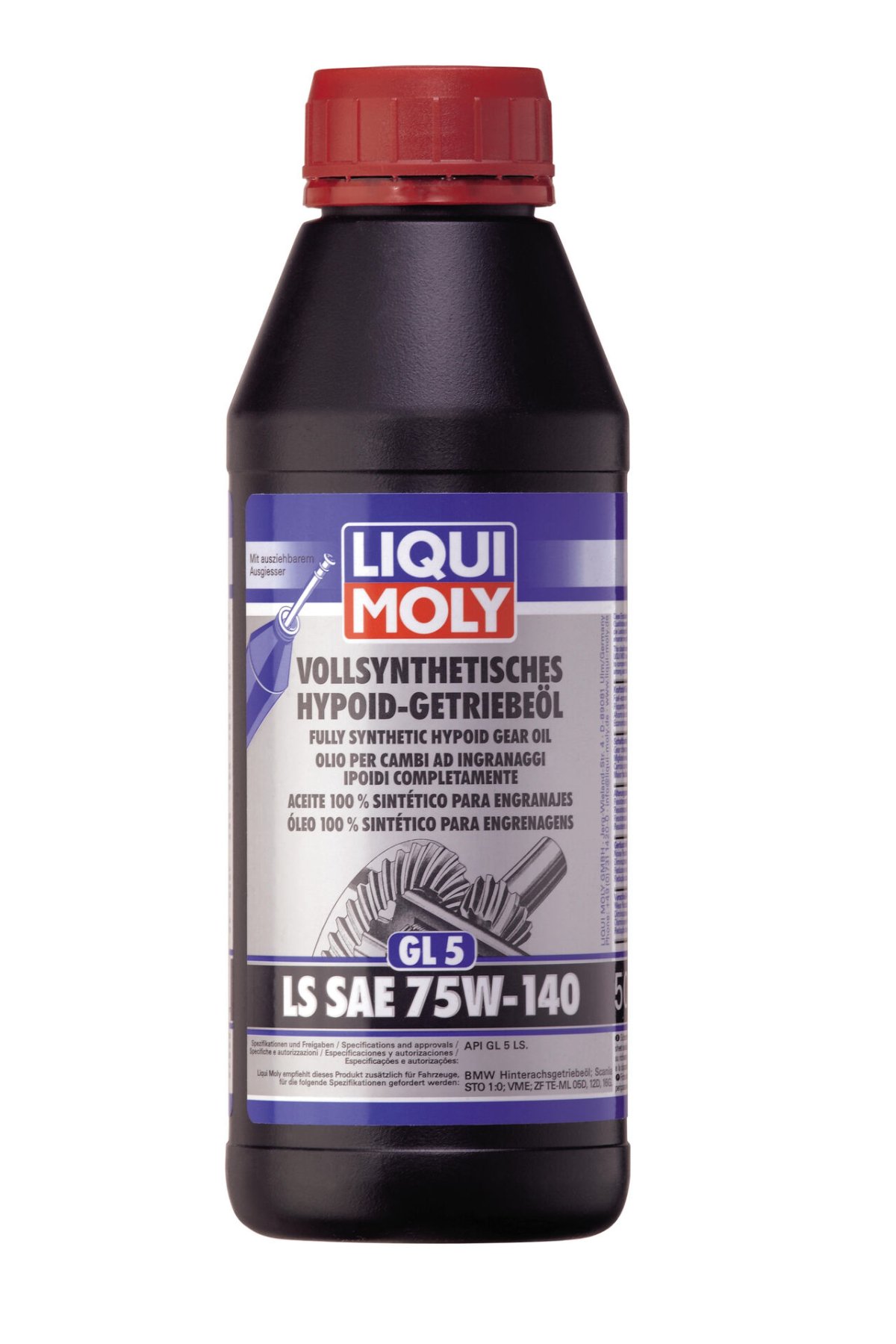 Fully Synthetic Hypoid Gear Oil (GL5) LS SAE 75W-140 - Omega