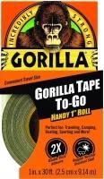 Gorilla Tape To-Go, Black 2.54cm9.14m