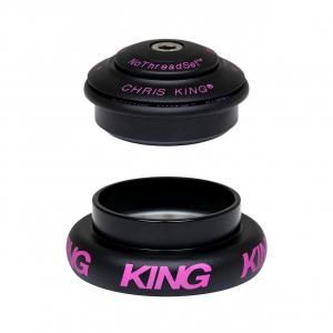 CHRISKING InSet-7 (44/44mm) Two Tone Black Punch